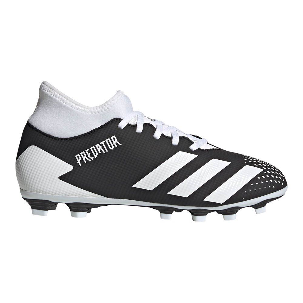 adidas ανδρικά ποδοσφαιρικά παπούτσια predator 20.4 iic flexible ground boots  - black-whit