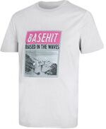 basehit ανδρικό t-shirt raised in the waves  - white