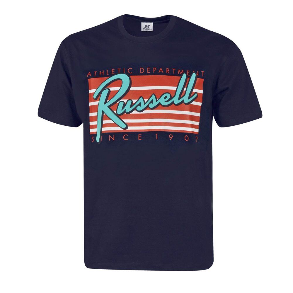 russell athletic ανδρικό t-shirt miami  - blue navy