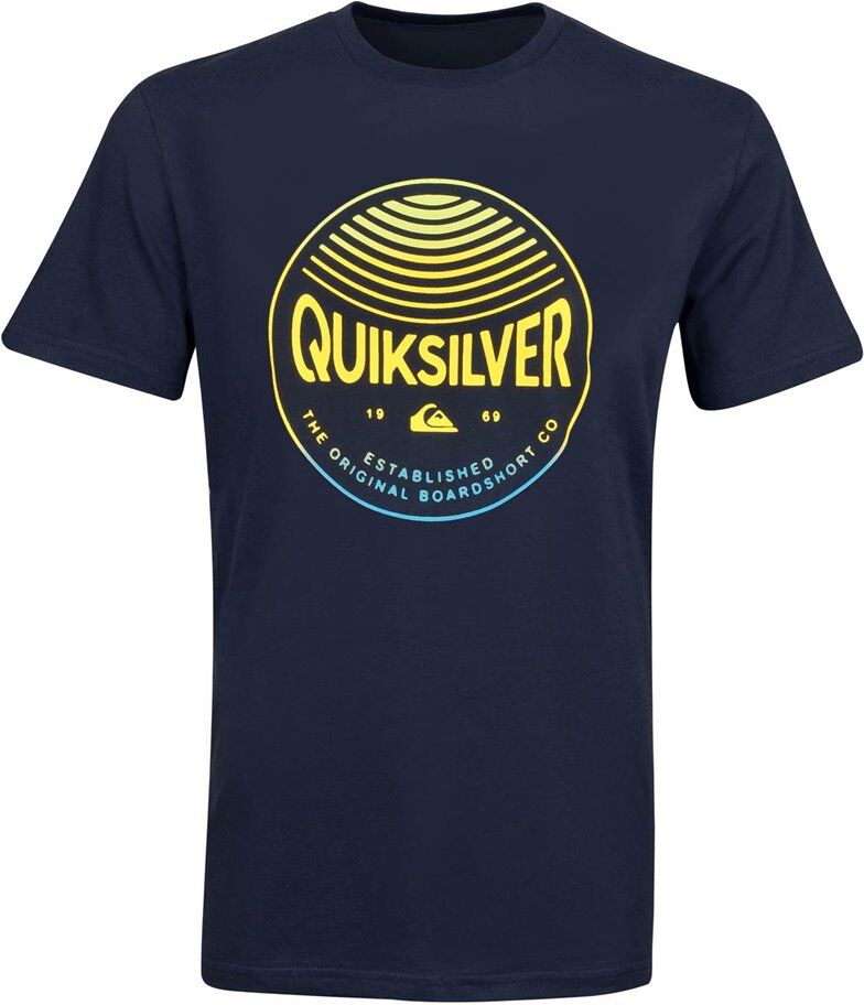 quiksilver t-shirt colors in stereo  - blue