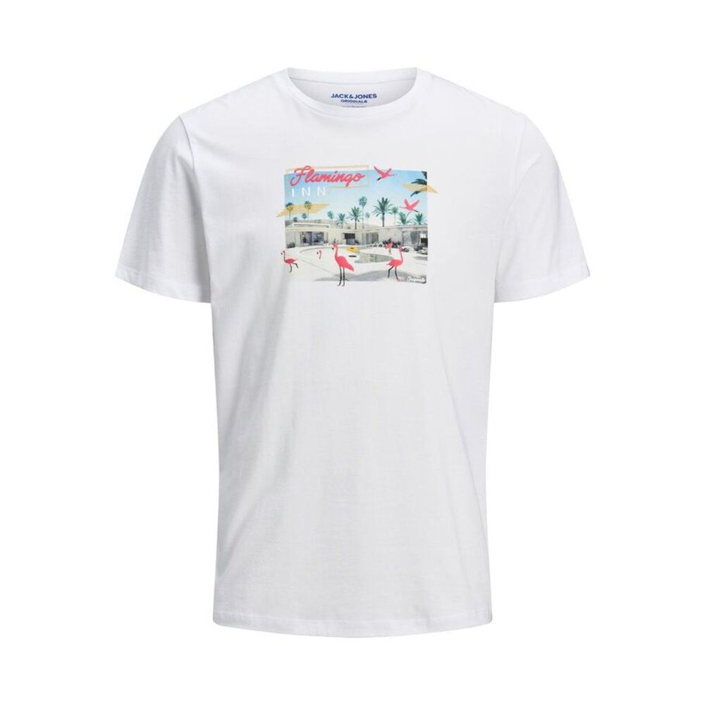 jack & jones t-shirt jorluciano organic  - white