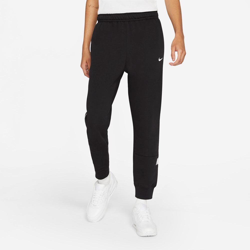 nike ανδρική φόρμα sportswear fleece joggers  - black