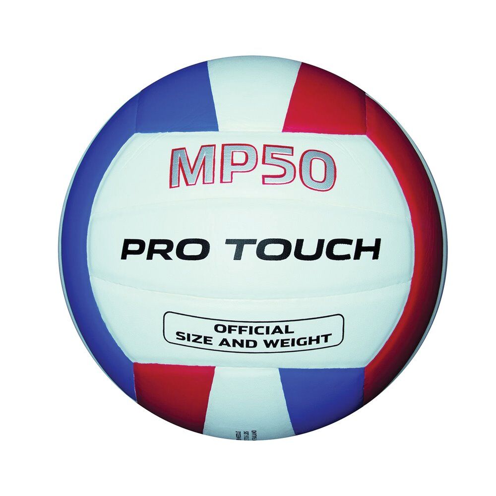 pro touch μπάλα βόλεϊ balls volley mp-50  - whi-blu-re