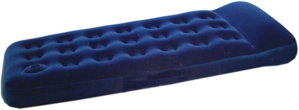 mc kinley airbed single w-pump  - blue