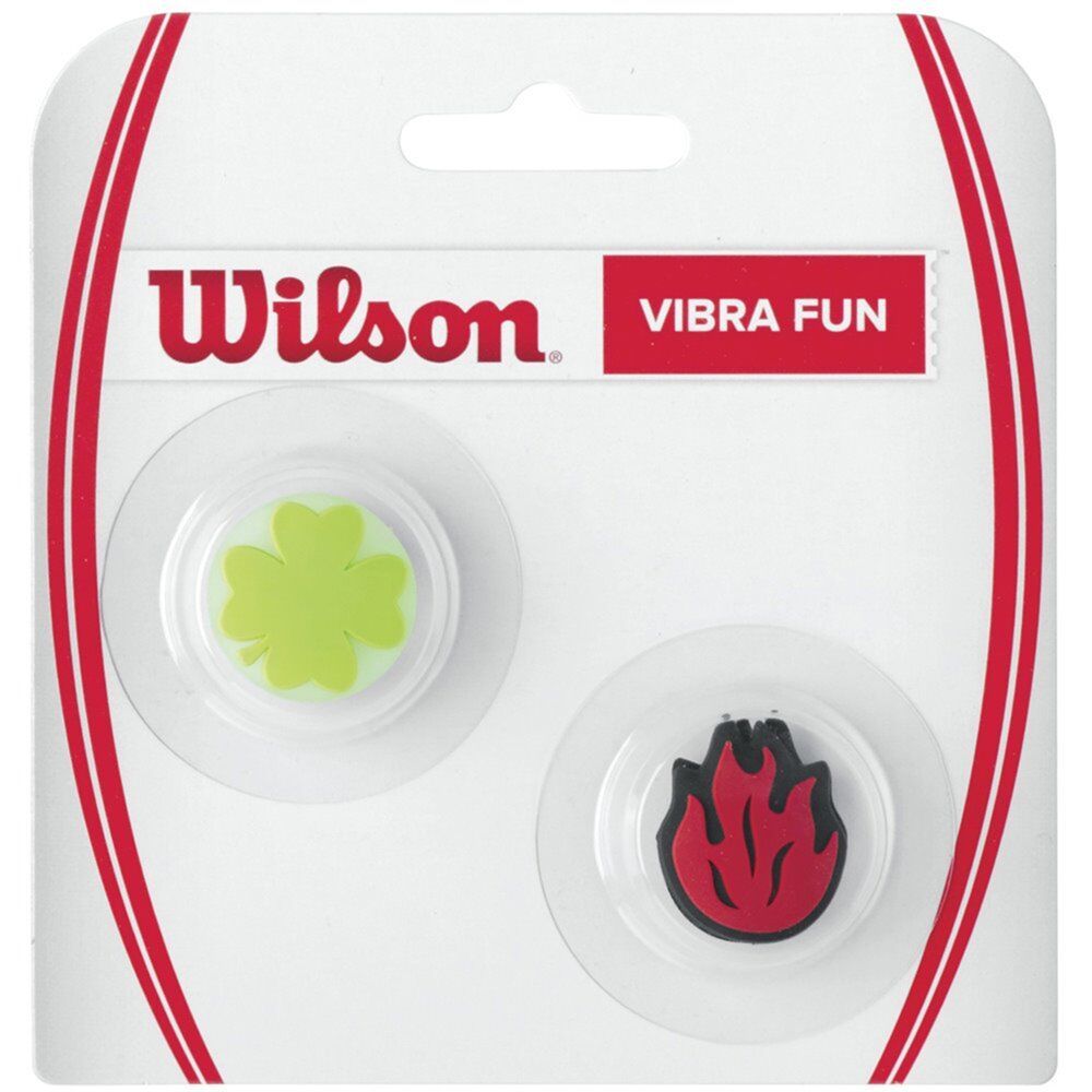 wilson αντικραδασμικό ρακέτας vibra fun n clover flame  - red-green
