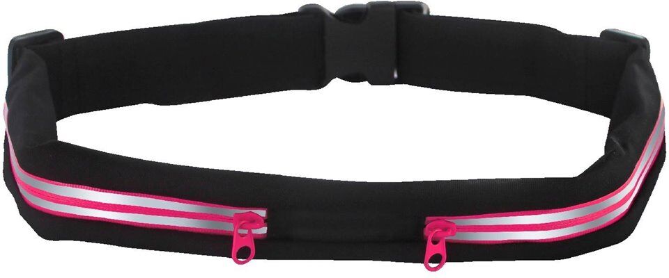 wantalis ceinture xtens 2 poches  - pink