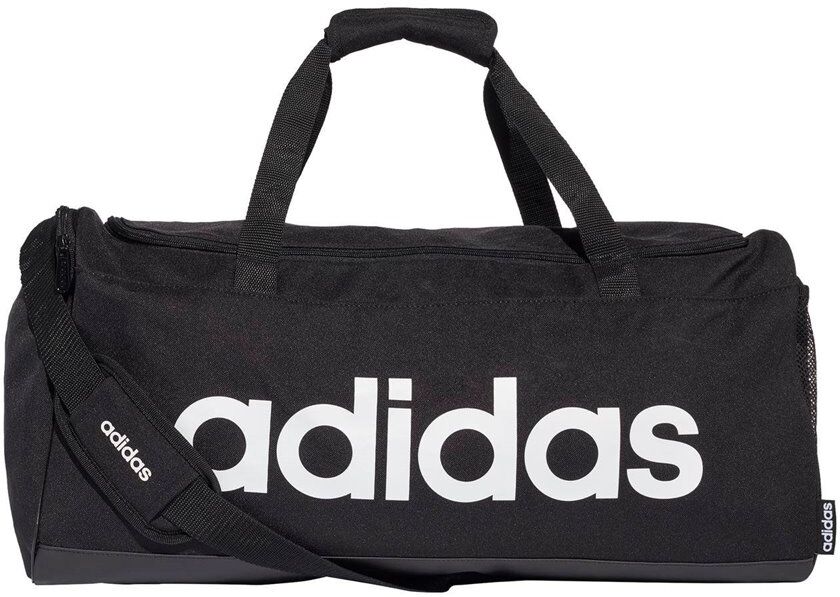 adidas τσάντα σάκος linear duffel bag m  - black-whit