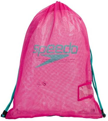 speedo τσάντα πλάτης κολύμβησης equipment mesh bag  - pink-green