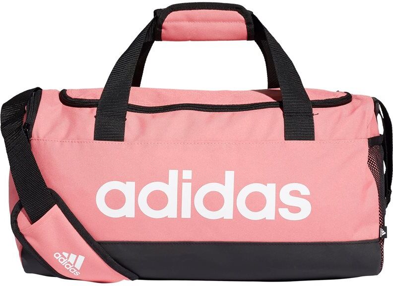 adidas σακίδιο linear duffel small  - pink-black