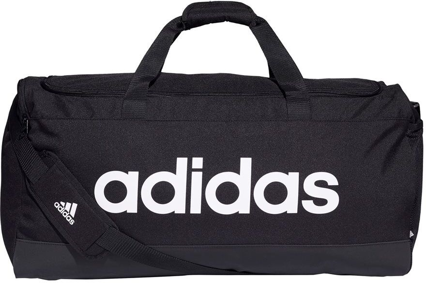 adidas σακίδιο linear duffel large  - black-whit