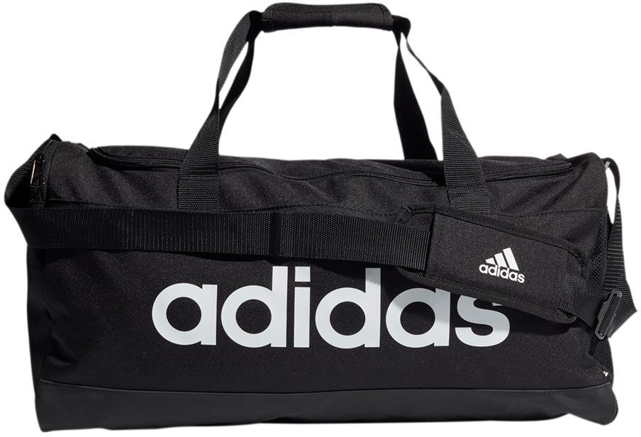 adidas tσάντα γυμναστηρίου linear duffel m  - black-whit