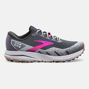 brooks γυναικεία παπούτσια για τρέξιμο divide 3  - grey-pink