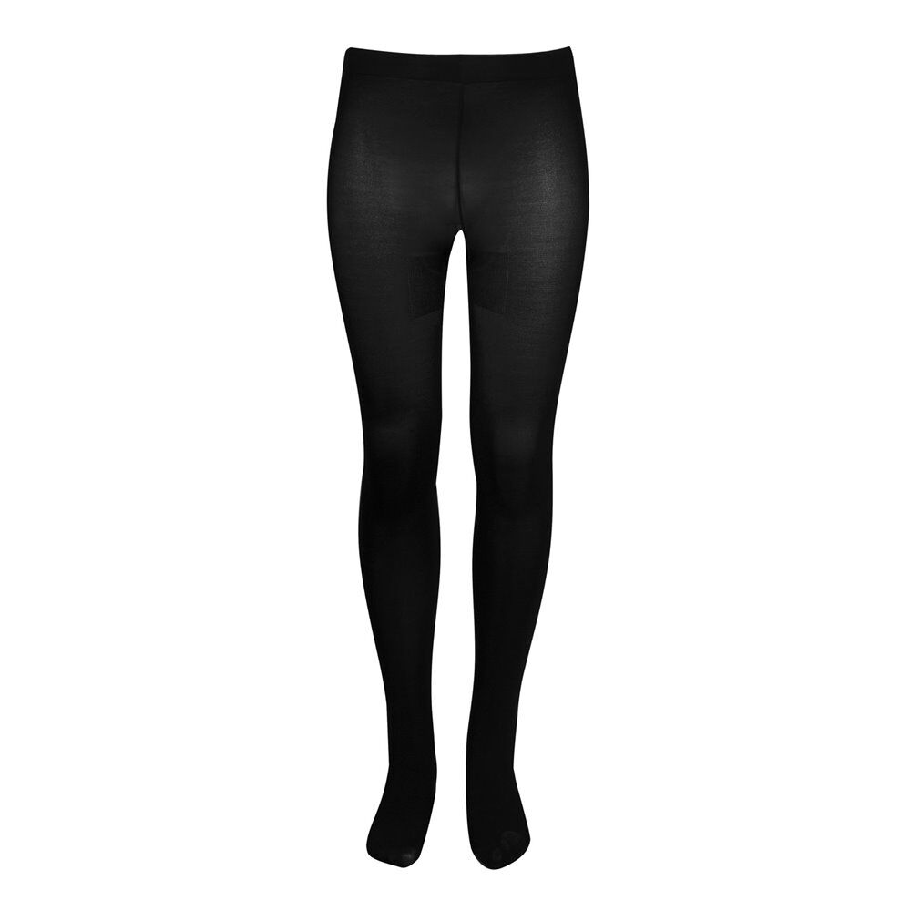 go dance girls micro fibre footed tight  - black