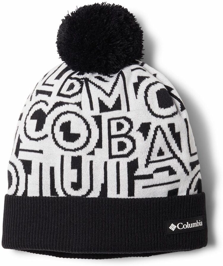 columbia unisex σκούφος polar powder™  - black-whit