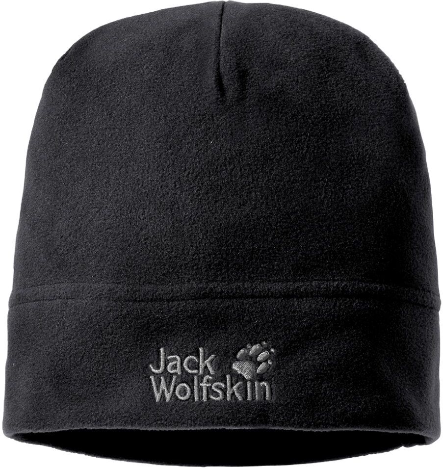 jack wolfskin ανδρικό σκουφάκι real stuff  - black