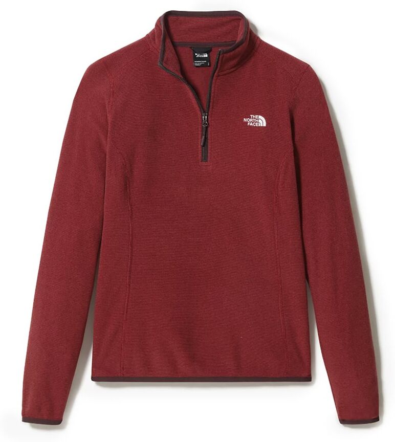 the north face γυναικείο φούτερ 100 glacier pullover  - bordeaux