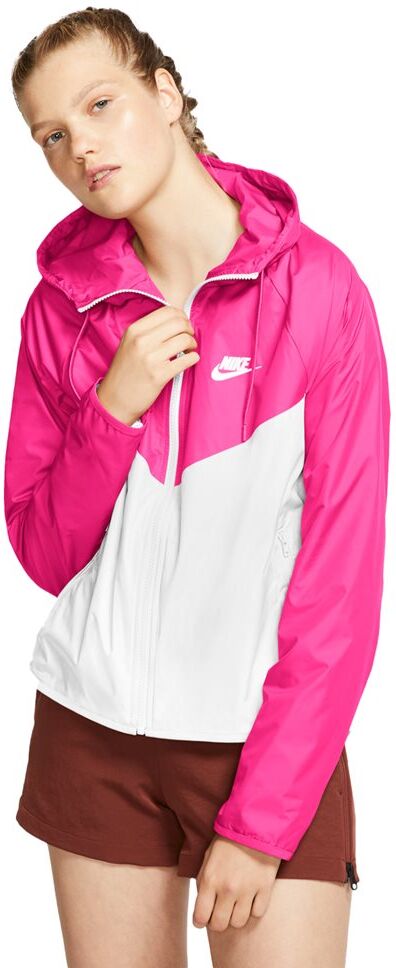 nike μπουφάν sportswear windrunner  - pink-white