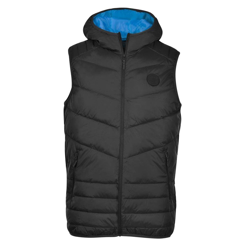 jack & jones ανδρικό αμάνικο μπουφάν bodywarmer  - black