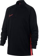 nike μπλούζα  dry academy dril top (παιδικο)  - black-cora