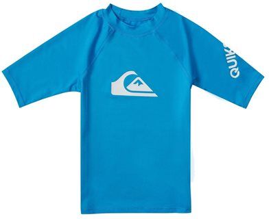 quiksilver t-shirt uv all time/rash vest  - royal