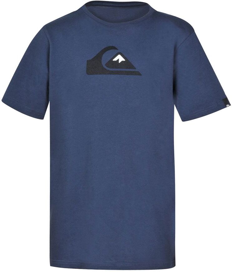 quiksilver παιδικό t-shirt comp logo  - dk. blue