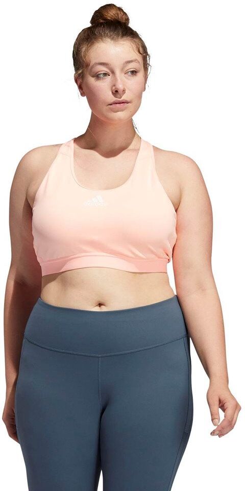 adidas γυναικείο μπουστάκι don't rest alphaskin padded bra (plus size)  - lt pink