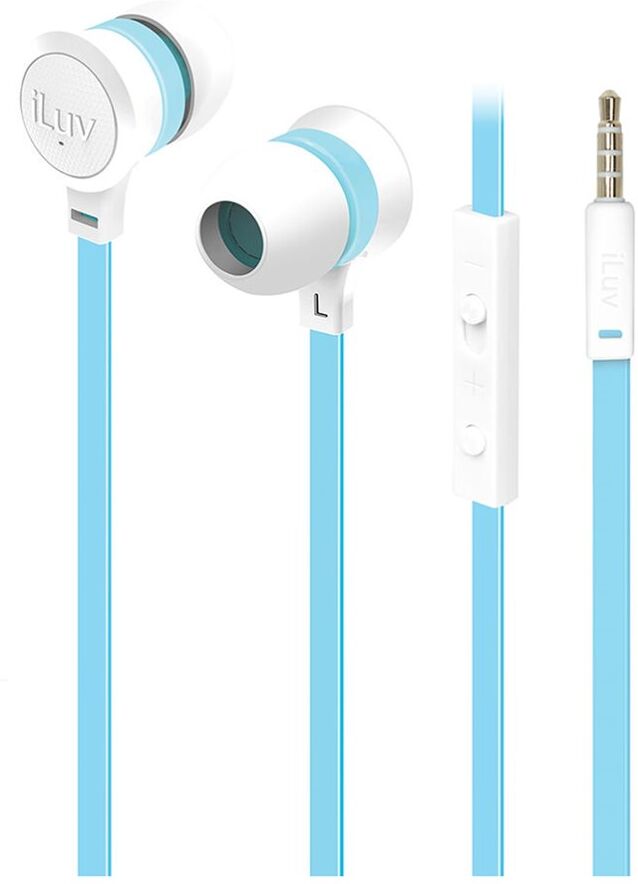 iluv ακουστικά handsfree neon  - white-blue