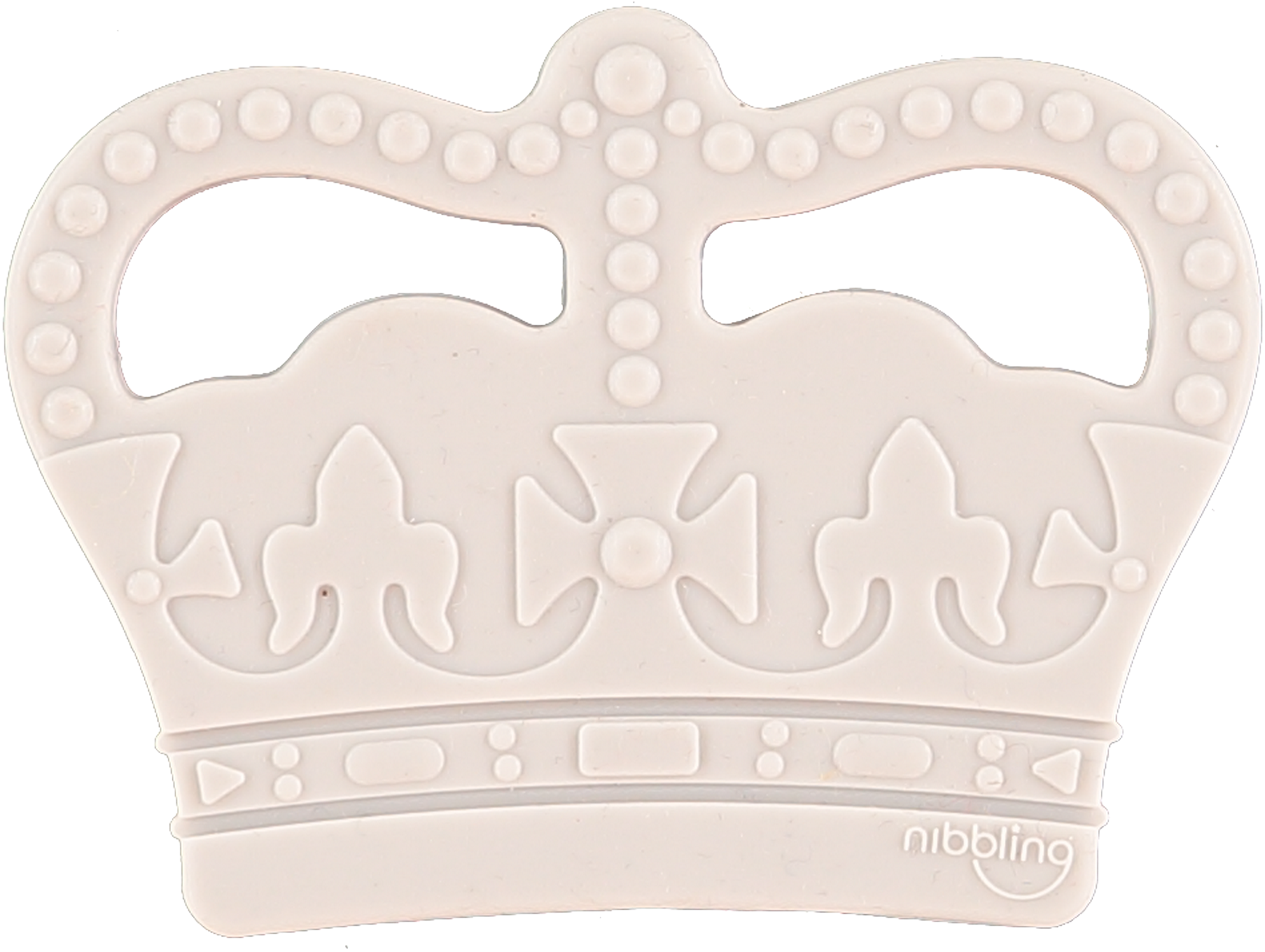 nibbling Μασητικό Οδοντοφυίας Nibbling Crown Grey