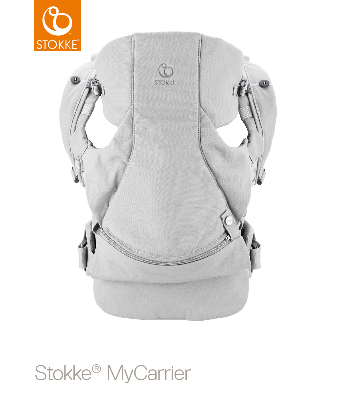 STOKKE Μάρσιπος Stokke My Carrier Front Grey