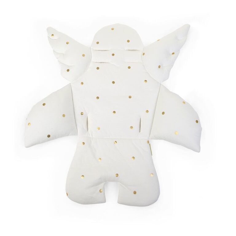 CHILDHOME Μαξιλαράκι Καρέκλας Φαγητού Childhome ANGEL Gold Dots