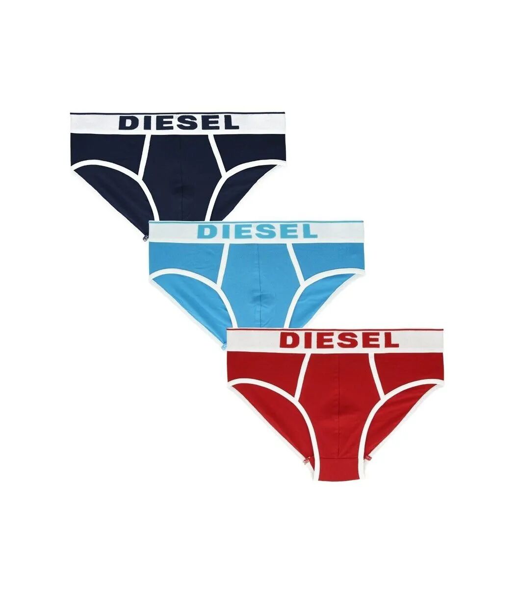 DIESEL Ανδρικό Σλιπ, 3τεμ Large,XL,XXL