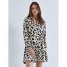 Celestino Mini φόρεμα σε animal print - Μπεζ - Grootte: S;M - θηλυκός