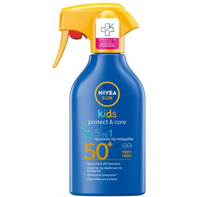 NIVEA SUN Παιδικό Αντηλιακό Trigger Spray SPF50+ 270ml NIVEA SUN Παιδικό Αντηλιακό Trigger Spray SPF50+ 270ml