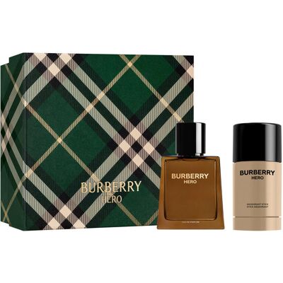 Burberry Hero Eau De Parfum Set 50ml & Deodorant Stick 75ml Burberry Hero Eau De Parfum Set 50ml & Deodorant Stick 75ml