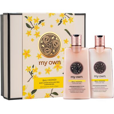 my own Bali Monoi with Aloe Vera Body Lotion 310ml & Shower Gel 310ml my own Bali Monoi with Aloe Vera Body Lotion 310ml & Shower Gel 310ml