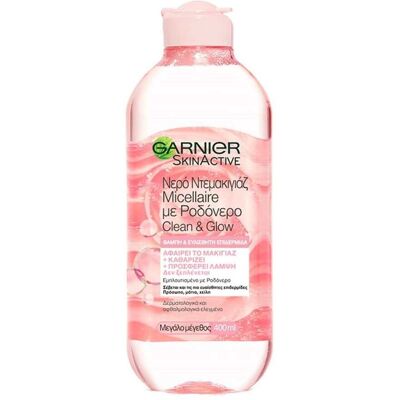 GARNIER Νερό Ντεμακιγιάζ με Ροδόνερο 3-Σε-1 400ml GARNIER Νερό Ντεμακιγιάζ με Ροδόνερο 3-Σε-1 400ml
