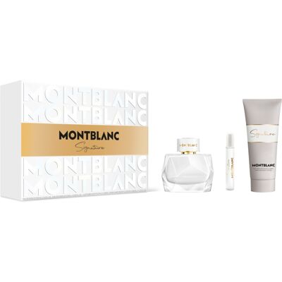 Montblanc Signature Eau De Parfum Set 90ml & Travel Spray 7,5ml & Body Lotion 100ml Montblanc Signature Eau De Parfum Set 90ml & Travel Spray 7,5ml & Body Lotion 100ml