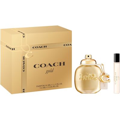 Coach Gold Parfum Set 50ml & Travel Spray 7,5ml Coach Gold Parfum Set 50ml & Travel Spray 7,5ml