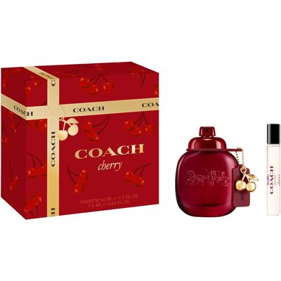 Coach Cherry Parfum Set 50ml & Travel Spray 7,5ml Coach Cherry Parfum Set 50ml & Travel Spray 7,5ml