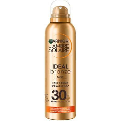 GARNIER AMBRE SOLAIRE IDEAL BRONZE MIST ΓΙΑ ΠΡΟΣΩΠΟ ΚΑΙ ΣΩΜΑ ΜΕ SPF30 150ml GARNIER AMBRE SOLAIRE IDEAL BRONZE MIST ΓΙΑ ΠΡΟΣΩΠΟ ΚΑΙ ΣΩΜΑ ΜΕ SPF30 150ml