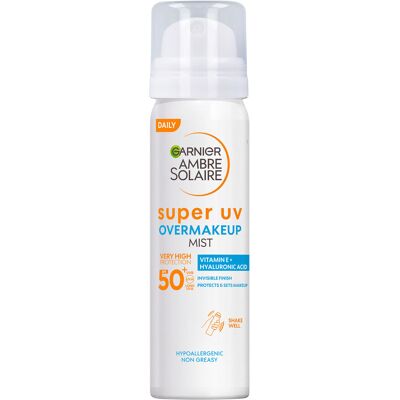 GARNIER AMBRE SOLAIRE SUPER UV MIST ΠΡΟΣΩΠΟΥ SPF50+ 75ml GARNIER AMBRE SOLAIRE SUPER UV MIST ΠΡΟΣΩΠΟΥ SPF50+ 75ml