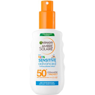 GARNIER AMBRE SOLAIRE SENSITIVE ADVANCED KIDS SPF50 150ml GARNIER AMBRE SOLAIRE SENSITIVE ADVANCED KIDS SPF50 150ml