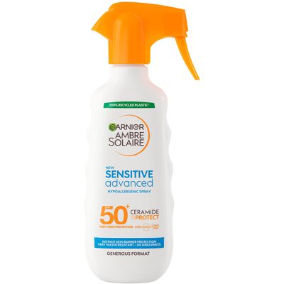 Garnier Ambre Solaire Sensitive Advanced Αντηλιακό Σπρέι SPF50+ Garnier Ambre Solaire Sensitive Advanced Αντηλιακό Σπρέι SPF50+