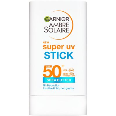 GARNIER AMBRE SOLAIRE SUPER UV ΑΝΤΗΛΙΑΚΟ STICK SPF 50+ 18gr GARNIER AMBRE SOLAIRE SUPER UV ΑΝΤΗΛΙΑΚΟ STICK SPF 50+ 18gr