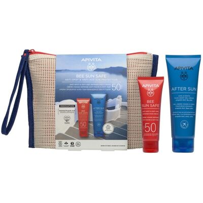 APIVITA BEE SUN SAFE ΚΡΕΜΑ ΠΡΟΣΩΠΟΥ ΚΑΤΑ ΤΩΝ ΠΑΝΑΔΩΝ & ΤΩΝ ΡΥΤΙΔΩΝ SPF50+ GIFT SET APIVITA BEE SUN SAFE ΚΡΕΜΑ ΠΡΟΣΩΠΟΥ ΚΑΤΑ ΤΩΝ ΠΑΝΑΔΩΝ & ΤΩΝ ΡΥΤΙΔΩΝ SPF50+ GIFT SET