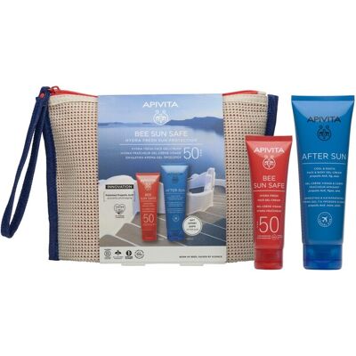 APIVITA BEE SUN SAFE ΕΝΥΔΑΤΙΚΗ ΚΡΕΜΑ-GEL ΠΡΟΣΩΠΟΥ SPF50+ GIFT SET APIVITA BEE SUN SAFE ΕΝΥΔΑΤΙΚΗ ΚΡΕΜΑ-GEL ΠΡΟΣΩΠΟΥ SPF50+ GIFT SET