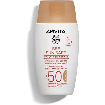 APIVITA BEE SUN SAFE DAILY AGE REPAIR TINTED DRY TOUCH SPF50 50ml APIVITA BEE SUN SAFE DAILY AGE REPAIR TINTED DRY TOUCH SPF50 50ml