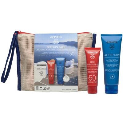 APIVITA BEE SUN SAFE ΚΡΕΜΑ ΠΡΟΣΩΠΟΥ ΚΑΤΑ ΤΩΝ ΠΑΝΑΔΩΝ & ΤΩΝ ΡΥΤΙΔΩΝ ΜΕ ΧΡΩΜΑ SPF50 GIFT SET APIVITA BEE SUN SAFE ΚΡΕΜΑ ΠΡΟΣΩΠΟΥ ΚΑΤΑ ΤΩΝ ΠΑΝΑΔΩΝ & ΤΩΝ ΡΥΤΙΔΩΝ ΜΕ ΧΡΩΜΑ SPF50 GIFT SET