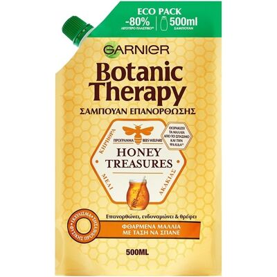 GARNIER BOTANIC THERAPY HONEY TREASURES ECO PACK SHAMPOO 500ml GARNIER BOTANIC THERAPY HONEY TREASURES ECO PACK SHAMPOO 500ml