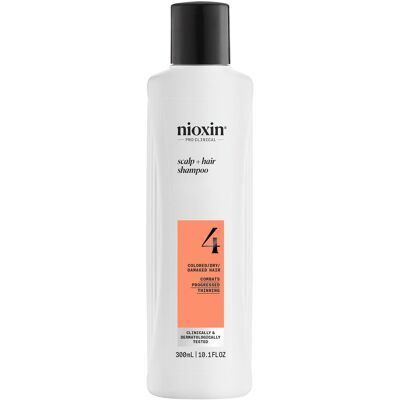 Nioxin Pro Clinical Σύστημα 4 Τριχωτό + Σαμπουάν για πάχυνση μαλλιών για βαμμένα ή ξηρά και κατεστραμμένα μαλλιά με προχωρημένη τριχόπτωση - Σαμπουάν Nioxin Pro Clinical Σύστημα 4 Τριχωτό + Σαμπουάν για πάχυνση μαλλιών για βαμμένα ή ξηρά και κατεστραμμένα μαλλιά με προχωρημένη τριχόπτωση - Σαμπουάν